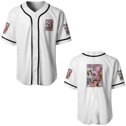 Discover Vintage Ariana Grade Baseball Jerseys, Music Concert Graphic Baseball Jerseys