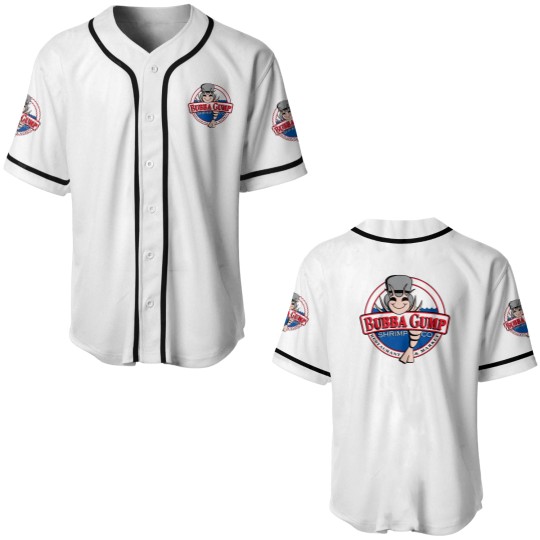 Discover Bubba Gump Logo Baseball Jerseys