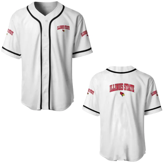 Discover mens illinois state redbirds arch over white officially licensed Baseball Jerseys