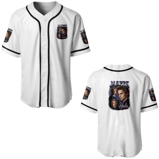 Discover Jasper Hale Baseball Jerseys, Jasper Hale Baseball Jerseys, Vintage Jasper Hale Twilight saga Baseball Jerseys