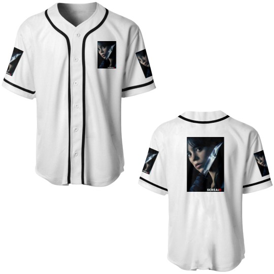 Discover Scream 6 Movie - jenna Ortega - tara carpenter Baseball Jerseys