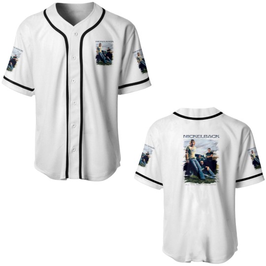 Discover Vintage Nickelback Baseball Jerseys, Nickelback 90s Rock Band Baseball Jerseys