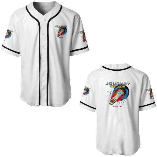 Discover Journey Escape Tour 1981 Rock Band Music Baseball Jerseys