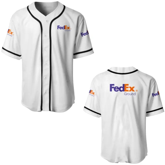 Discover FedEx Ground Delivery Logo Baseball Jerseys