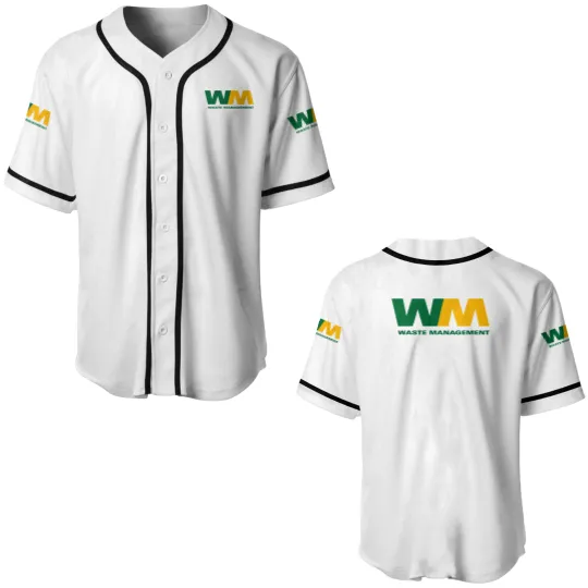 Discover WASTE MANAGEMENT LOGO Onesies Baseball Jerseys