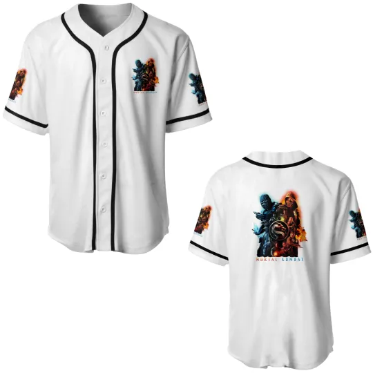 Discover Mortal Kombat 2021 Baseball Jerseys