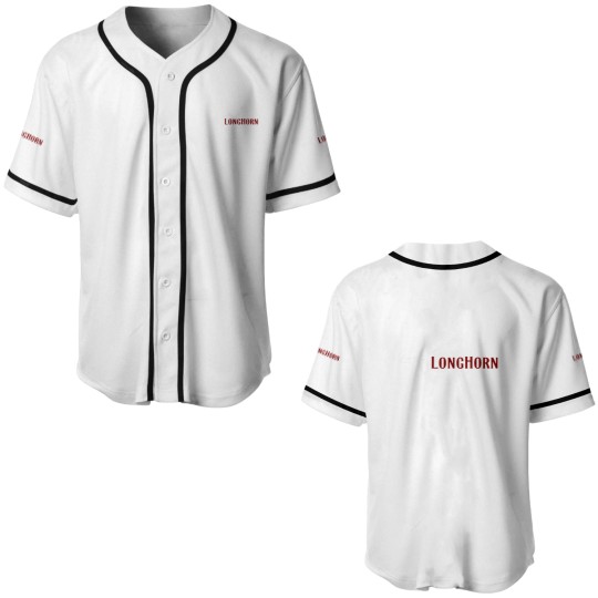 Discover Longhorn New York Steakhouse Restaurant Food Logo Cool Baseball Jerseys