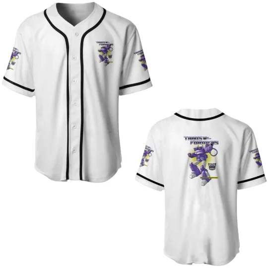 Discover Transformers Shockwave Purple Baseball Jerseys, Transformers Rise of the Beasts Baseball Jerseys