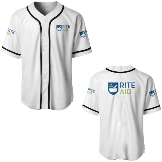 Discover Rite Aid-Logo Baseball Jerseys