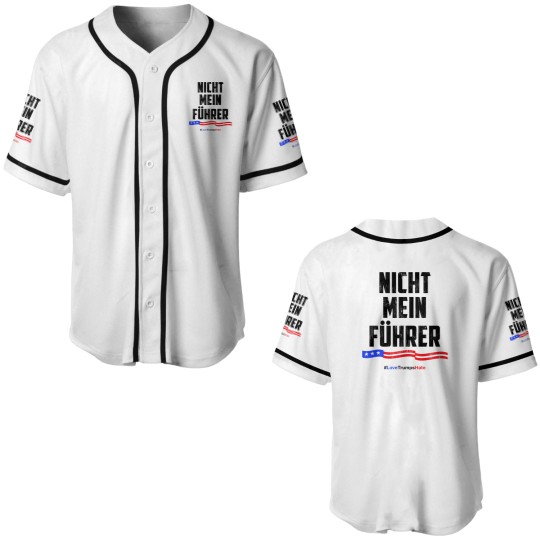 Discover nicht mein fuhrer not my president 1 Baseball Jerseys