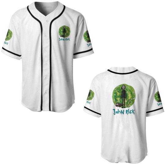 Discover John Rick Black Baseball Jerseys