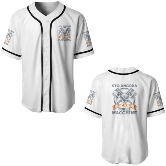 Discover Mens Car Mechanic Funny Gift Playcar Baseball Jerseys
