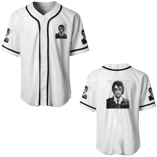Discover VINTAGE MUGSHOT ELVIS - Elvis Presley - Baseball Jerseys