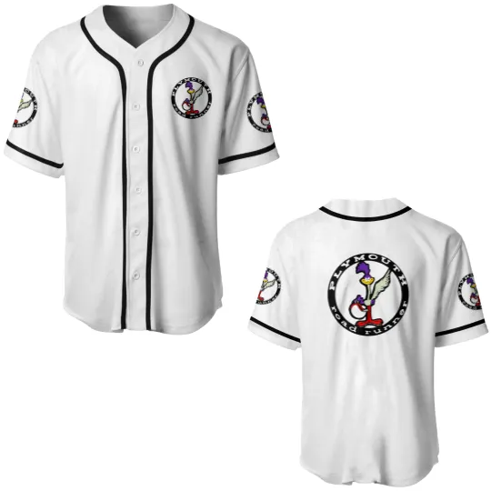 Discover Plymouth Roadrunner Bird Baseball Jerseys
