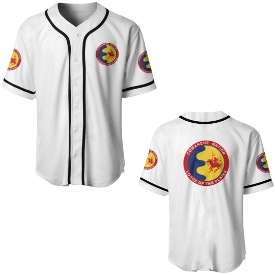 Discover Comanche Nation Seal Lords Of The Plains Baseball Jerseys