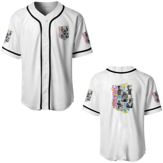 Discover Vintage NSYNC No Strings Attached Black Baseball Jerseys