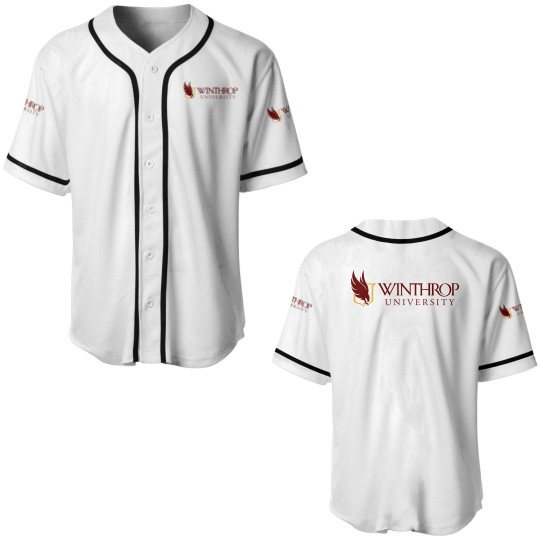 Discover Winthrop University wordmark Baseball Jerseys
