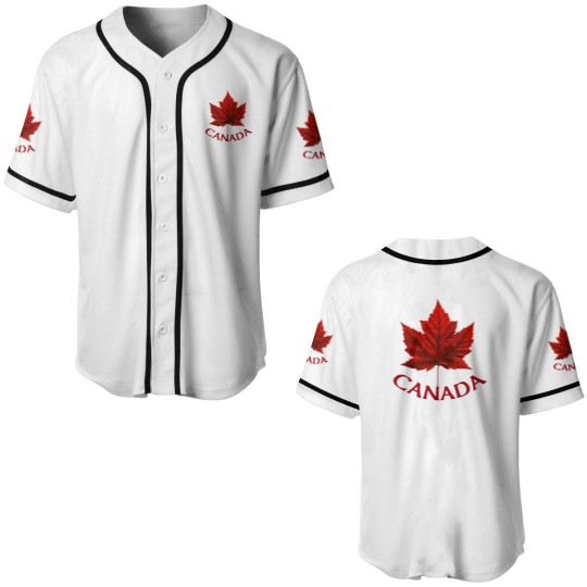 Discover Men's Canada  Canada Flag Men's Baseball Jerseys