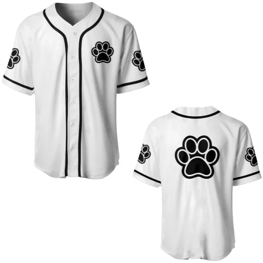 Discover Paw Print Baseball Jerseys