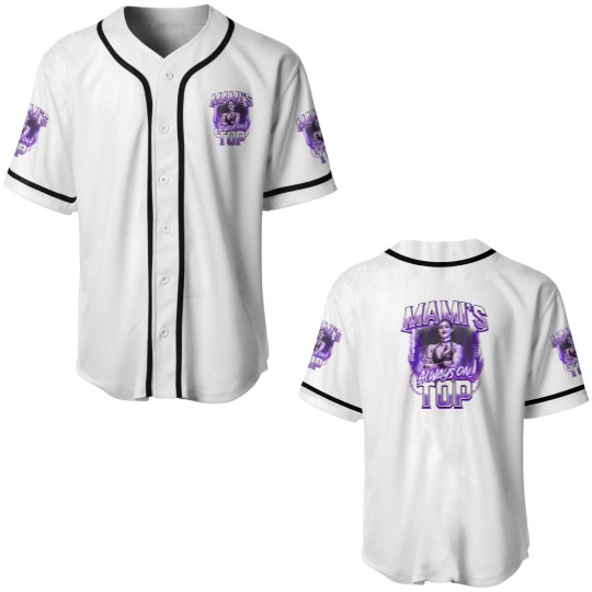 Discover Black Rhea Ripley Mami's Always On Top Photo Baseball Jerseys