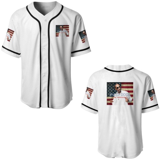 Discover Snoop Dogg For President 2024 Baseball Jerseys