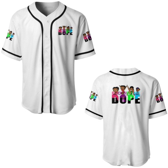 Discover Betty Boop Vintage Baseball Jersey - Black Girls Are Dope Animation Design