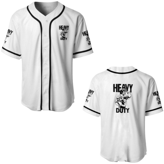 Discover Mike Mentzer Heavy Duty Logo Baseball Jerseys