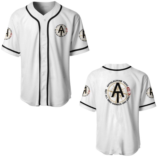 Discover at appalachian trail logo t Baseball Jerseys