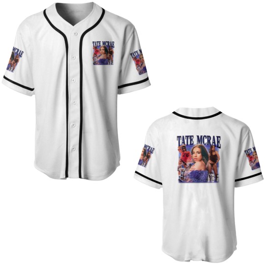 Discover Tate Mcrae Baseball Jerseys, Vintage Music Baseball Jerseys