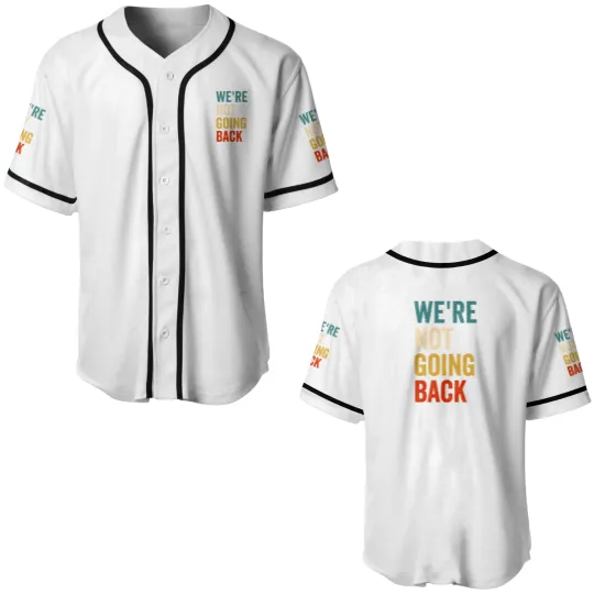 Discover We're Not Going Back Baseball Jerseys | Kamala is Brat, brat summer, kamala harris