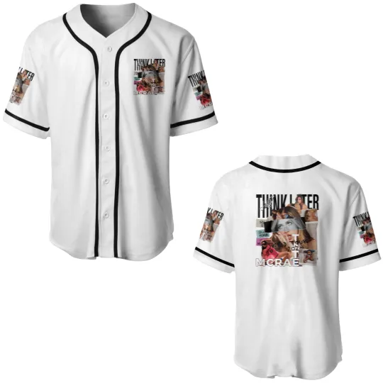 Discover Tate Mcrae Baseball Jerseys, Think Later World Tour 2024