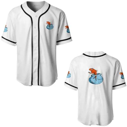 Discover Seuss Geisel FISH BOWL Baseball Jerseys