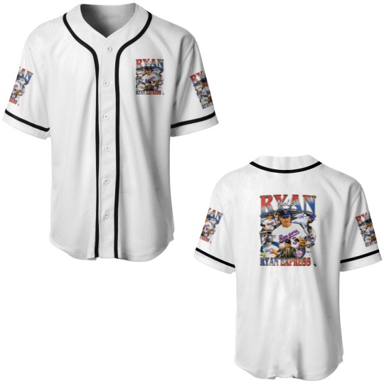 Discover Vintage 90s Graphic Style Nolan Ryan Baseball Jerseys, Nolan Ryan Baseball Jerseys