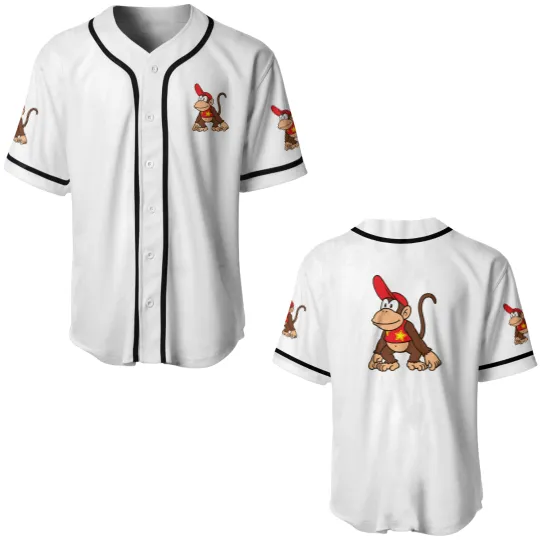 Discover Diddy Kong Baseball Jerseys