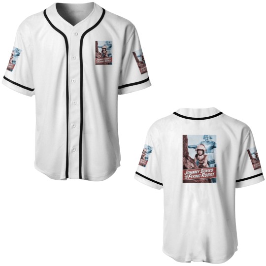 Discover Giant Robot Johnny Sokko's Flying Robot Vintage Poster Baseball Jerseys