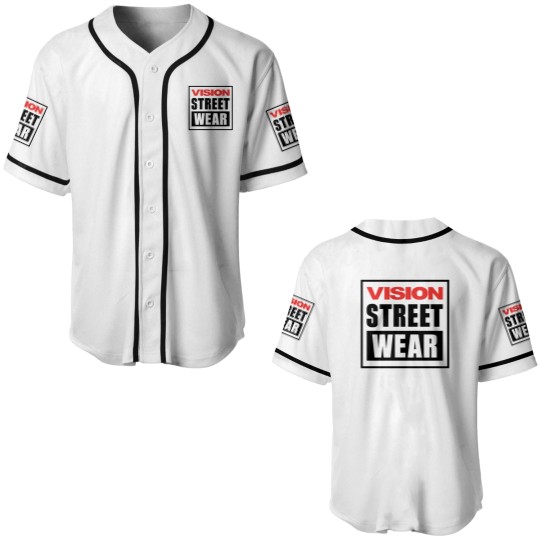 Discover New Vision Street Wear Skateboard Logo Baseball Jerseys