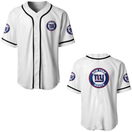 Discover NY Giants Logo Baseball Jerseys