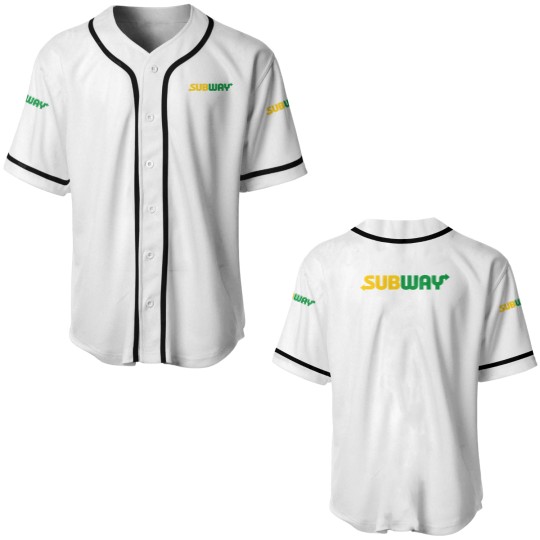 Discover Subway Logo Baseball Jerseys