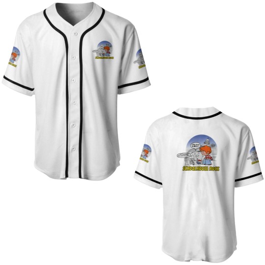 Discover I'm Just a Bill Baseball Jersey - SchoolHouse Rock Theme