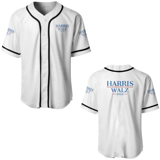 Discover Harris Walz Baseball Jerseys 2024