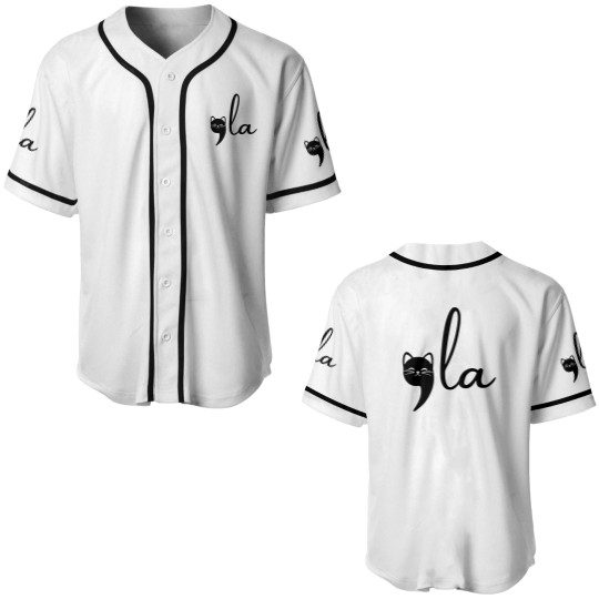 Discover Comma La Cat Lady Kamala Harris Baseball Jerseys