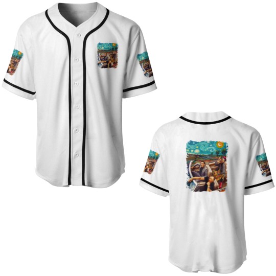 Discover Vincent-Van-Gogh-Frida-Salvador-Dali-Banksy-car Baseball Jerseys
