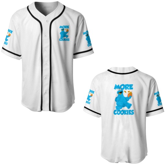 Discover street cookie monster more cookies Baseball Jerseys
