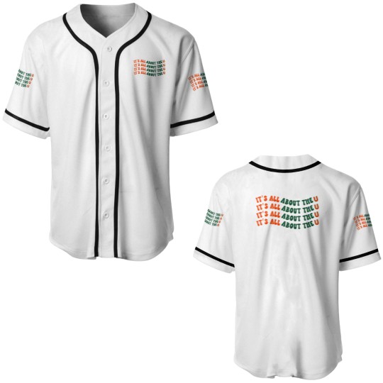 Discover It's All About The U, Miami U, University, The U Baseball Jerseys