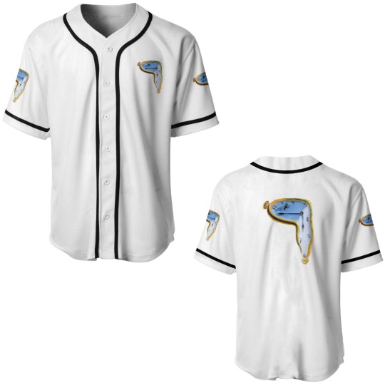 Discover Salvador Dali The Persistence Of Memory Baseball Jerseys
