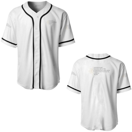 Discover Wild Geese | Mary Oliver Baseball Jerseys