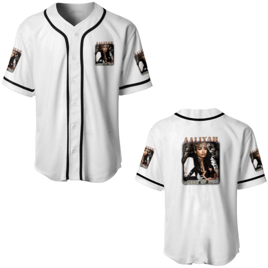 Discover Aaliyah Queen Of R&B Baseball Jerseys