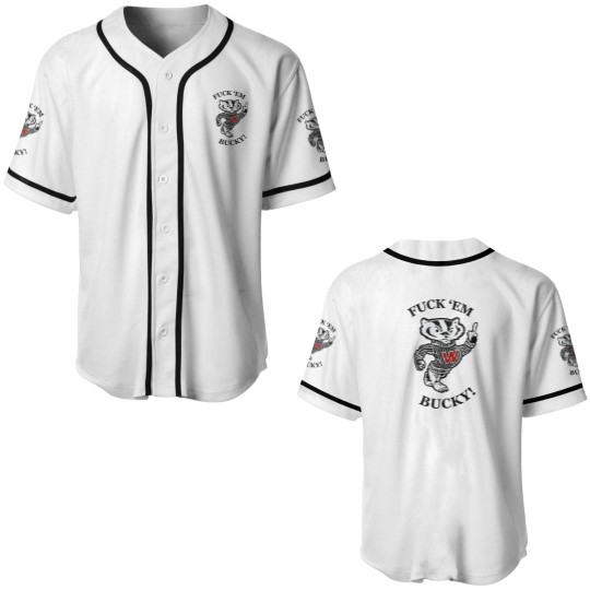Discover Fck Em BUCKYY Bn Baseball Jerseys