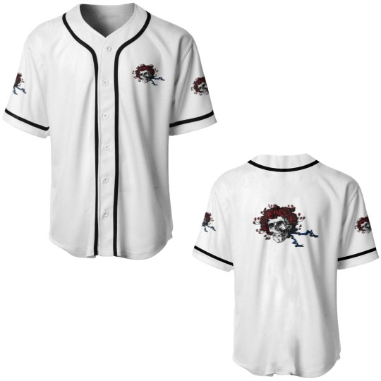 Discover grateful face flower dead Hawaiians Baseball Jerseys