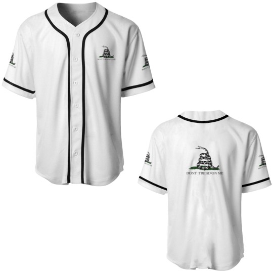 Discover Gadsden Flag Baseball Jerseys